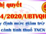 Nghị quyết số: 954/2020/UBTVQH14